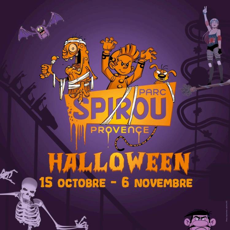 Venez fêter Halloween au Parc Spirou du 15 Octobre au 6 Novembre !