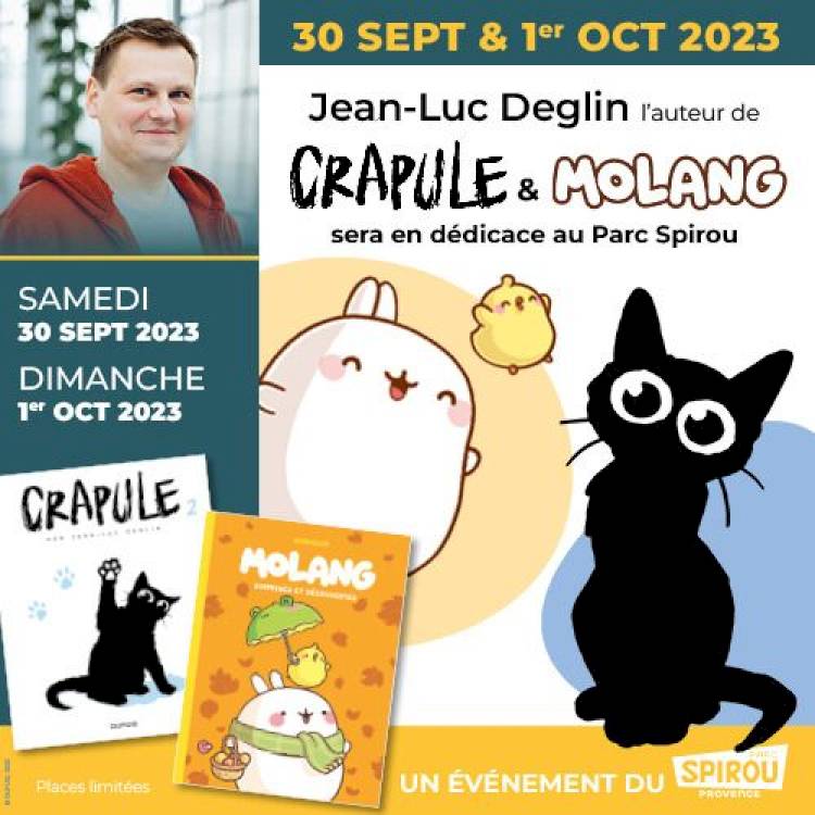 Rencontrez Jean-Luc Deglin, l’auteur de « Crapule » et « Molang »